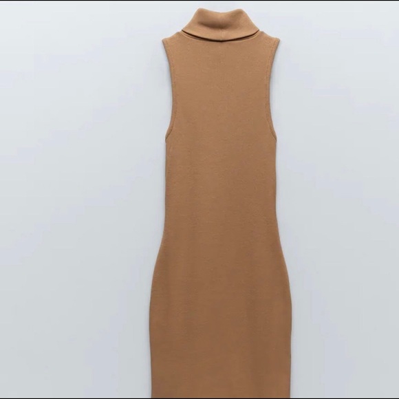 zara brown turtleneck dress Dresses | Zara Sweater Dress